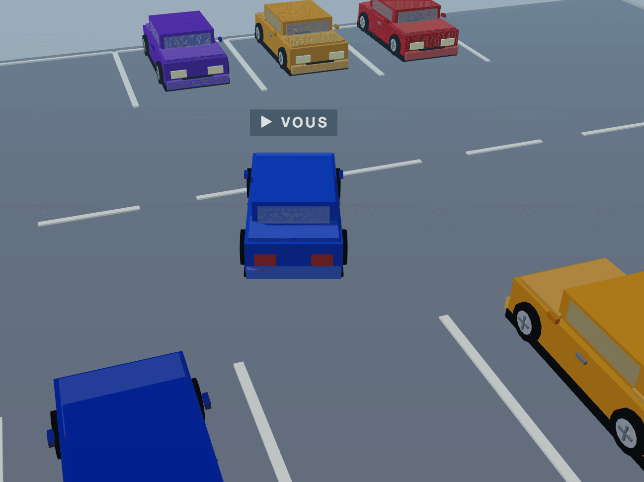 Security Factory niveau 1 - stationnement sécurisé sur le parking dans le serious game e-learning LearnPlay